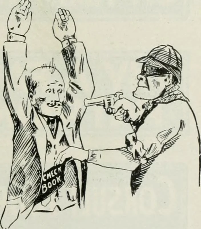 An illustration from Financial advertising, for commercial and savings banks, trust, title insurance, and safe deposit companies, investment houses, 1908, leaf 577