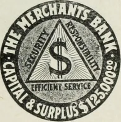 An illustration from Financial advertising, for commercial and savings banks, trust, title insurance, and safe deposit companies, investment houses, 1908, leaf 581