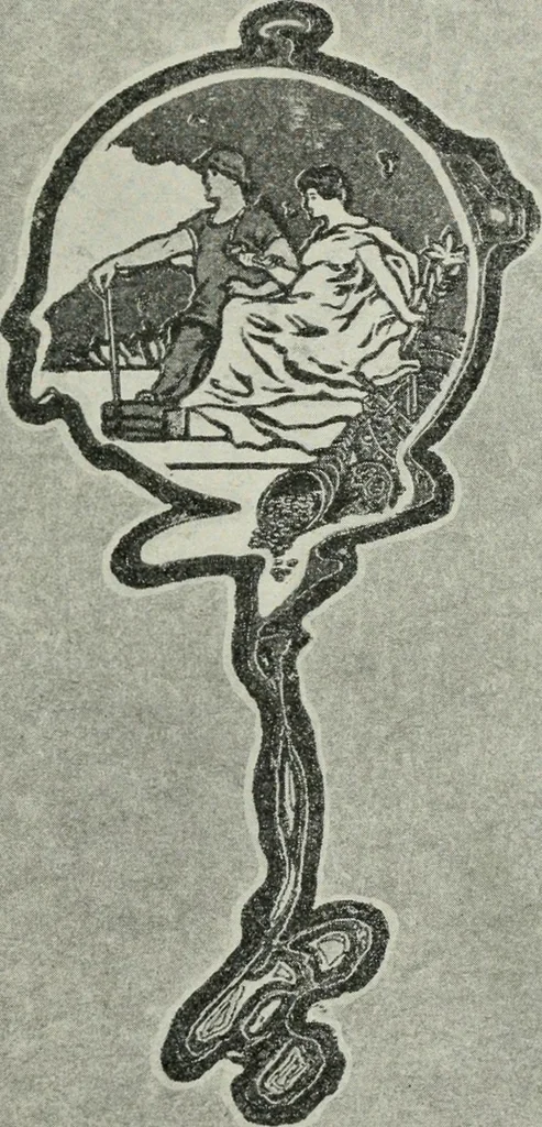 An illustration from Financial advertising, for commercial and savings banks, trust, title insurance, and safe deposit companies, investment houses, 1908, leaf 583