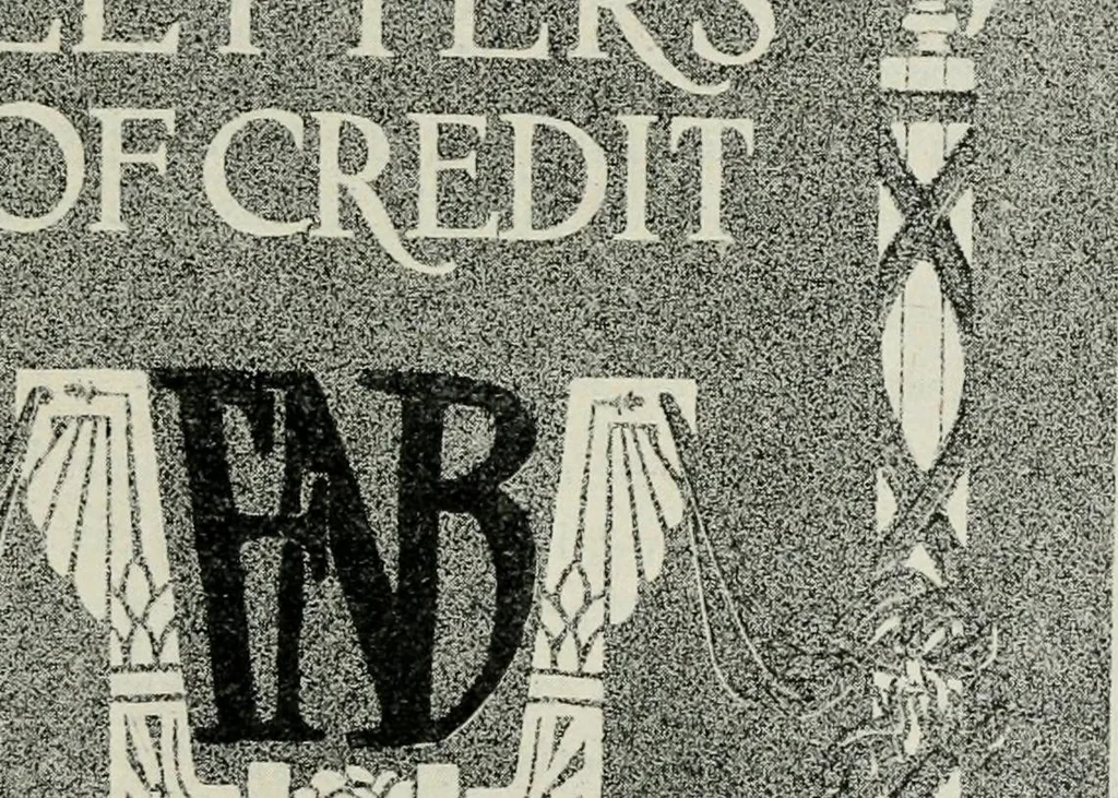 An illustration from Financial advertising, for commercial and savings banks, trust, title insurance, and safe deposit companies, investment houses, 1908, leaf 589