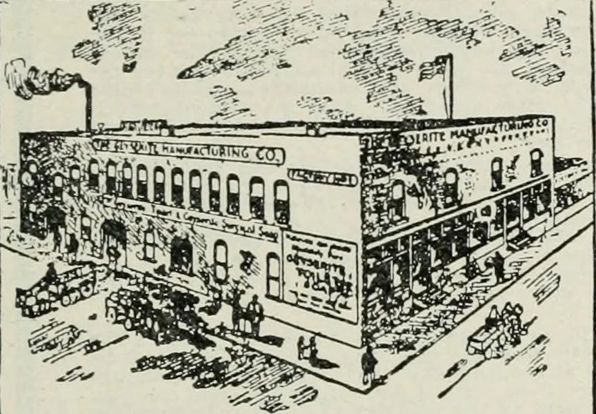 An illustration from Financial advertising, for commercial and savings banks, trust, title insurance, and safe deposit companies, investment houses, 1908, leaf 749