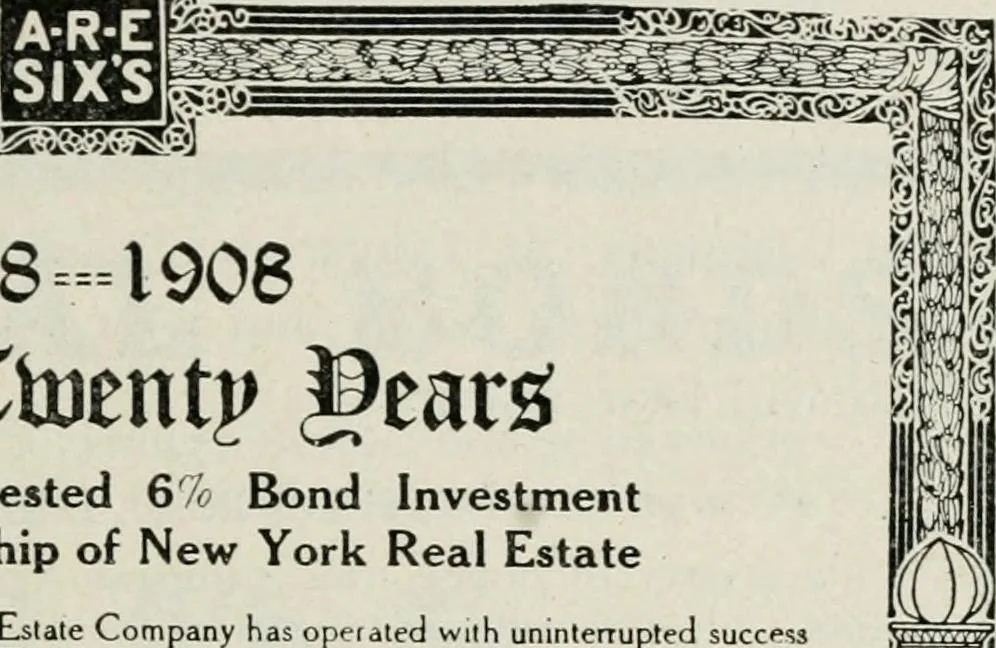 An illustration from Financial advertising, for commercial and savings banks, trust, title insurance, and safe deposit companies, investment houses, 1908, leaf 893