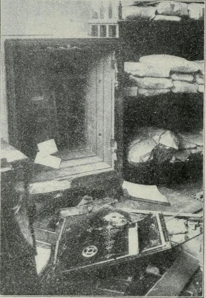 An illustration from Financial advertising, for commercial and savings banks, trust, title insurance, and safe deposit companies, investment houses, 1908, leaf 916