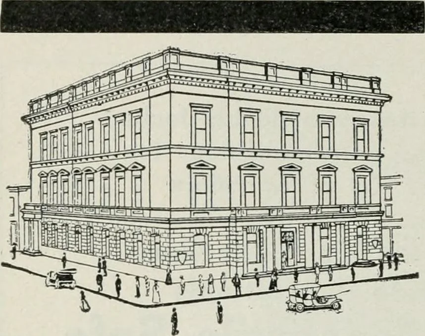 An illustration from Financial advertising, for commercial and savings banks, trust, title insurance, and safe deposit companies, investment houses, 1908, leaf 918