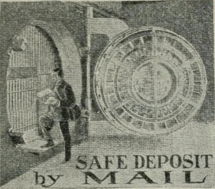An illustration from Financial advertising, for commercial and savings banks, trust, title insurance, and safe deposit companies, investment houses, 1908, leaf 931
