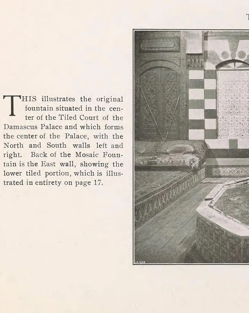 An illustration from Fine art portfolio : illustrating some of the exhibits of the H. Ephraim Benguiat Fine Art Museum Collection and the historical Damascus Palace, 1904, leaf 24