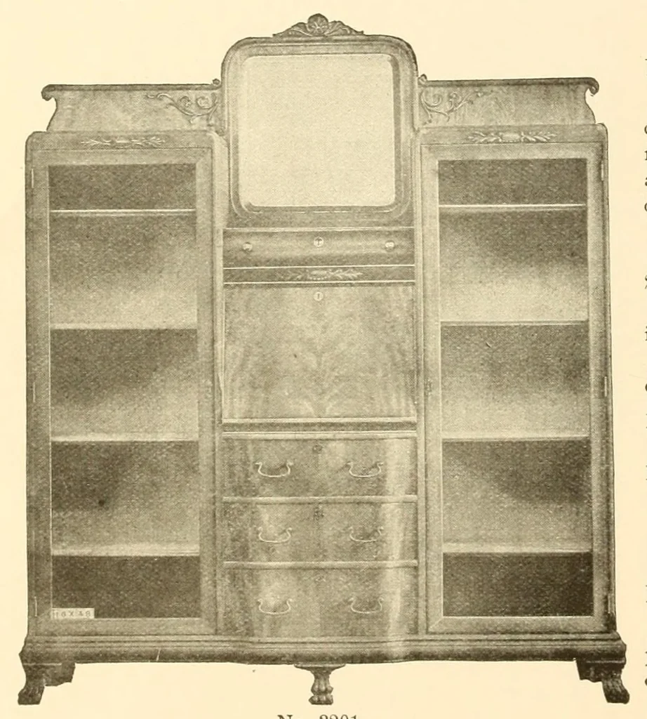 An illustration from Fine furniture from factory to fireside : catalogue B, 1900, leaf 12