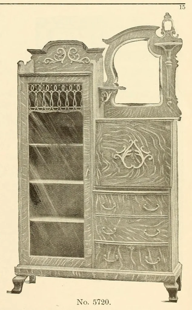 An illustration from Fine furniture from factory to fireside : catalogue B, 1900, leaf 23