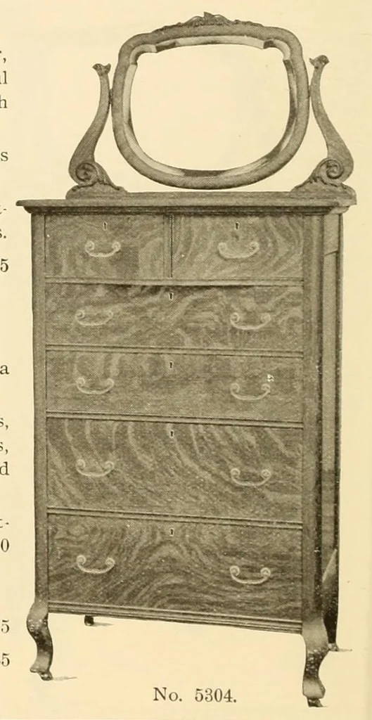 An illustration from Fine furniture from factory to fireside : catalogue B, 1900, leaf 28