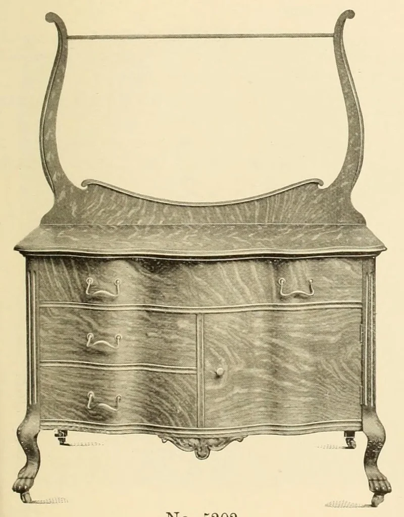 An illustration from Fine furniture from factory to fireside : catalogue B, 1900, leaf 33