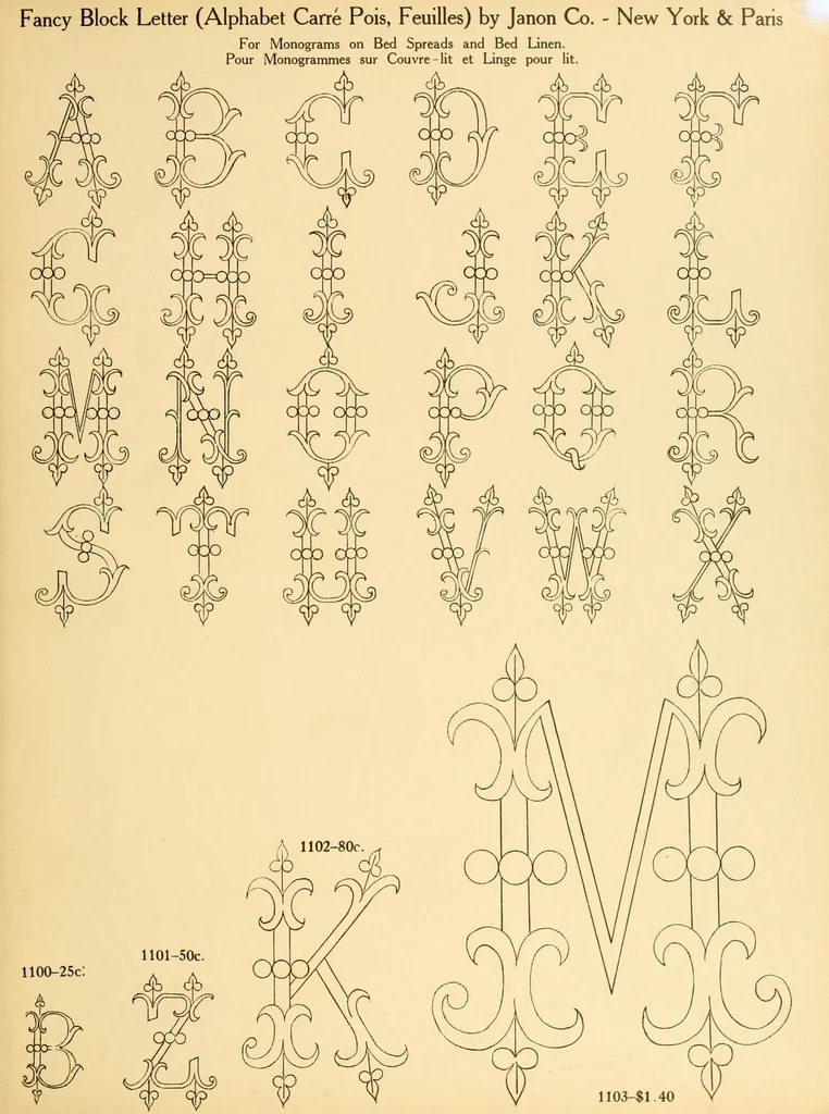 An illustration from Fine hand embroidery;, 1914, leaf 19