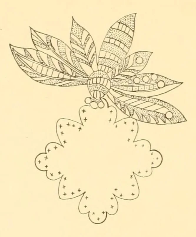 An illustration from Fine hand embroidery;, 1914, leaf 36