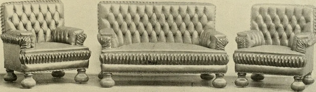 An illustration from Fine leather furniture., 1899, leaf 10