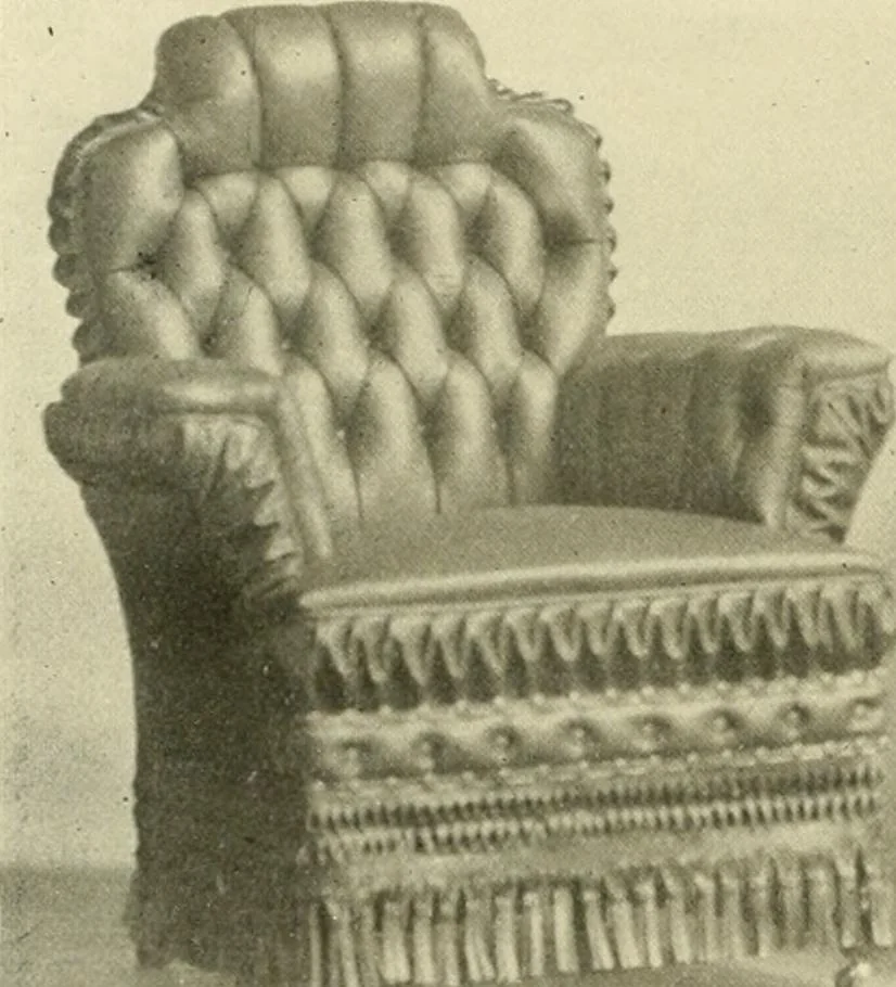 An illustration from Fine leather furniture., 1899, leaf 15