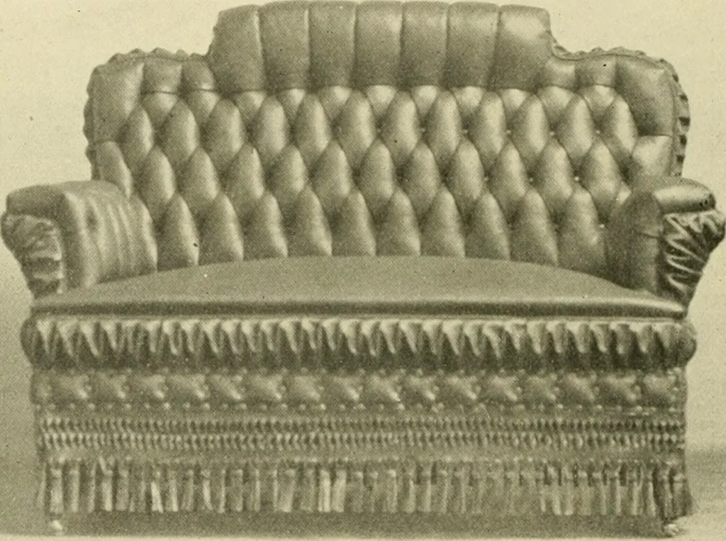 An illustration from Fine leather furniture., 1899, leaf 15