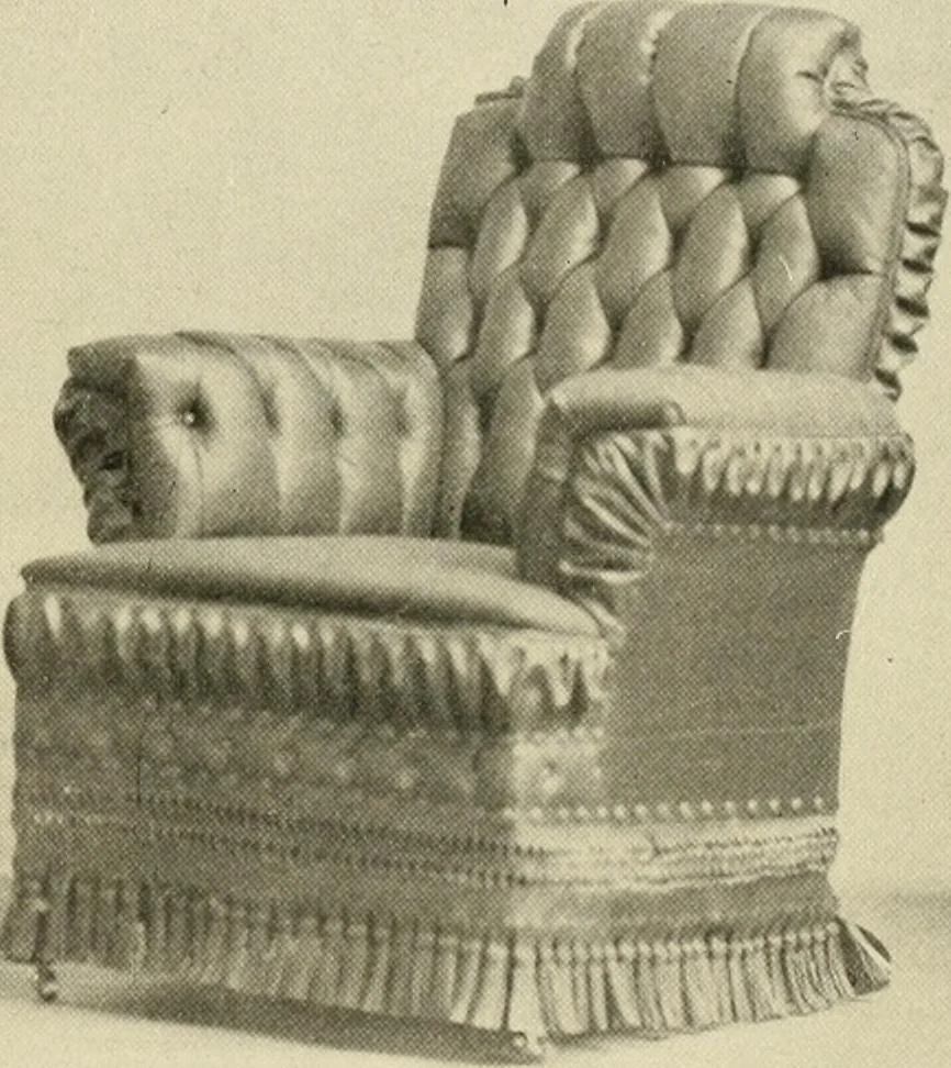 An illustration from Fine leather furniture., 1899, leaf 16