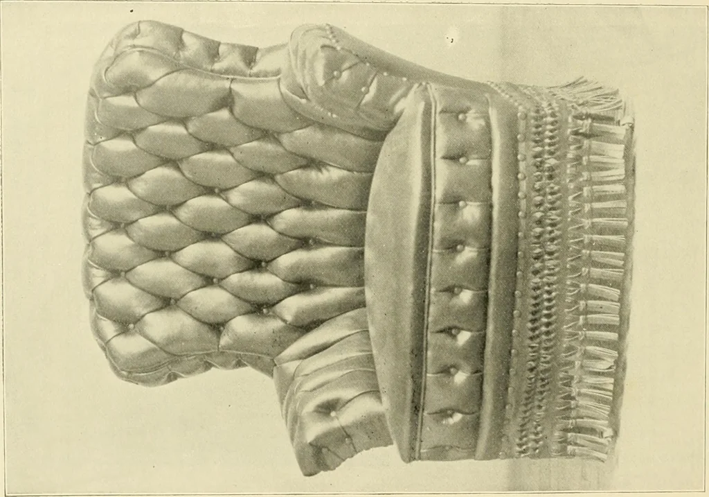 An illustration from Fine leather furniture., 1899, leaf 21