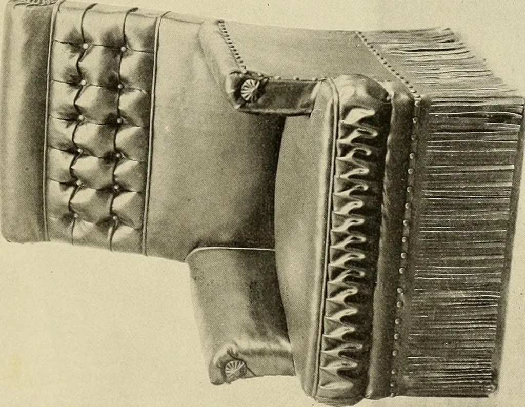 An illustration from Fine leather furniture., 1899, leaf 22