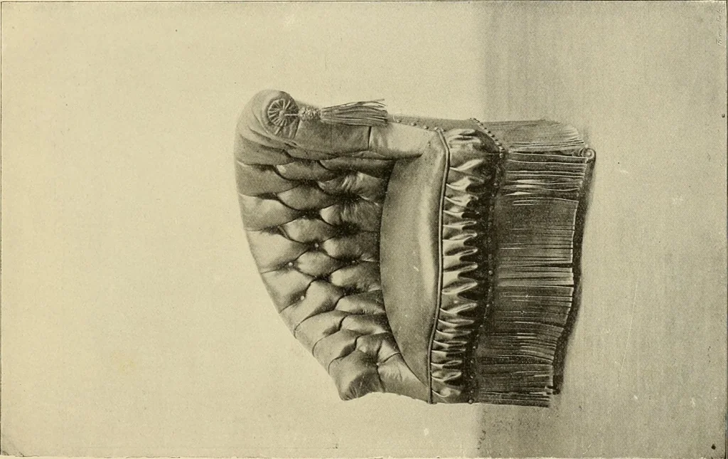 An illustration from Fine leather furniture., 1899, leaf 24
