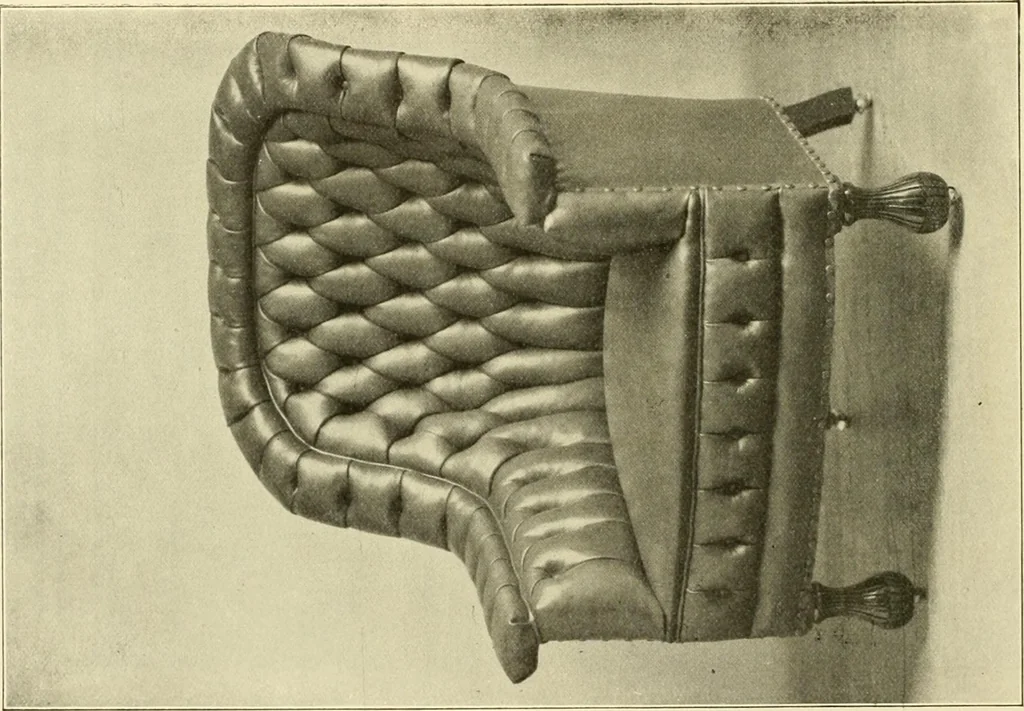 An illustration from Fine leather furniture., 1899, leaf 37