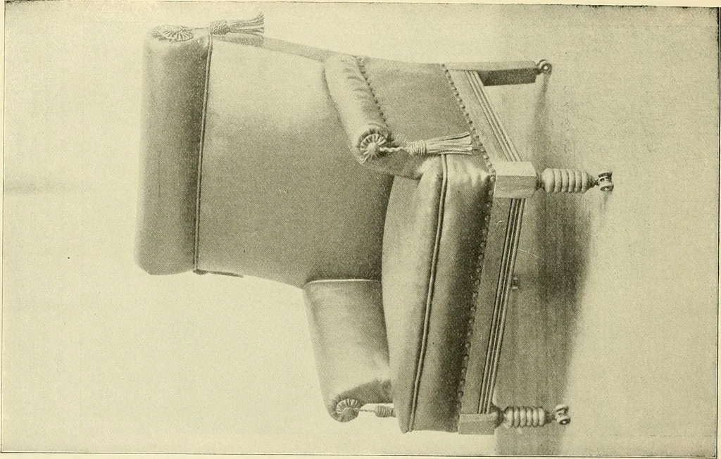 An illustration from Fine leather furniture., 1899, leaf 39