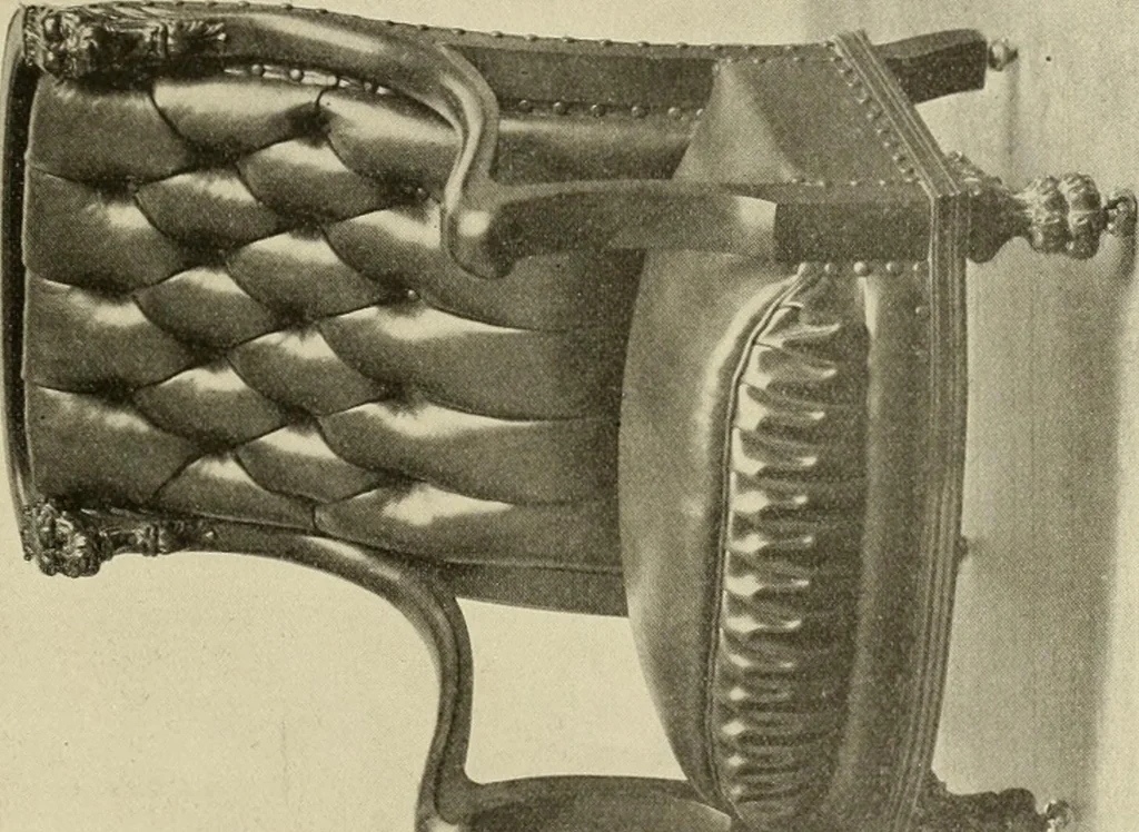 An illustration from Fine leather furniture., 1899, leaf 42