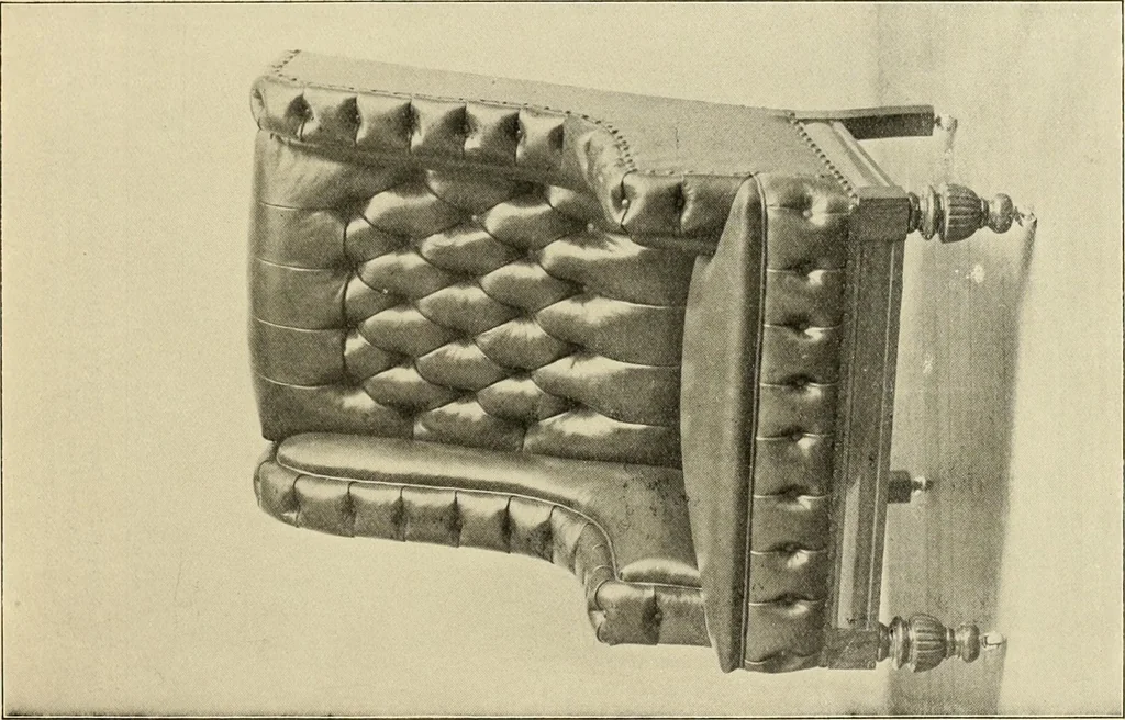 An illustration from Fine leather furniture., 1899, leaf 44
