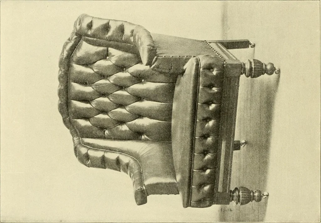 An illustration from Fine leather furniture., 1899, leaf 47
