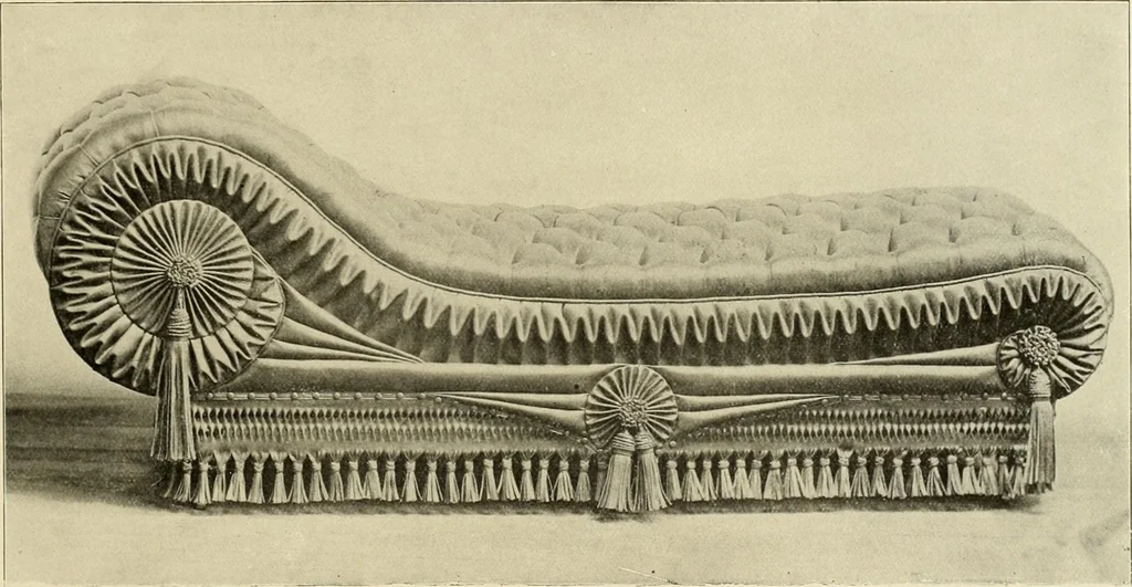 An illustration from Fine leather furniture., 1899, leaf 48