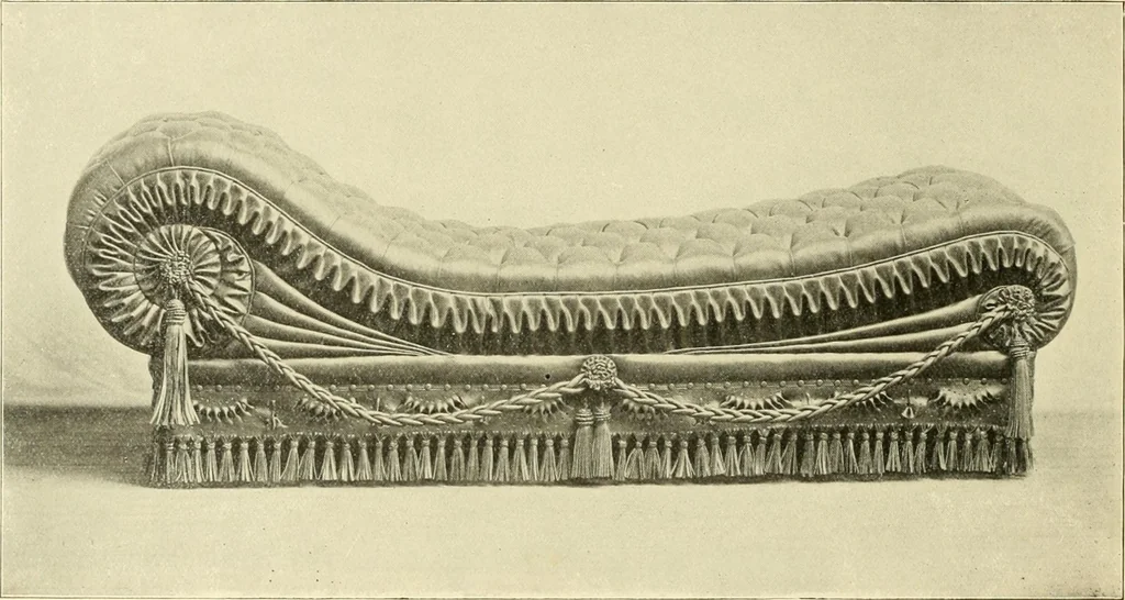 An illustration from Fine leather furniture., 1899, leaf 49