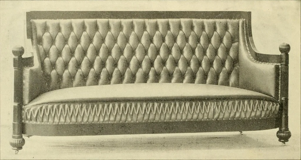 An illustration from Fine leather furniture., 1899, leaf 5