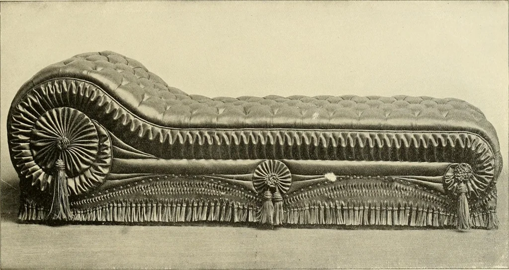 An illustration from Fine leather furniture., 1899, leaf 50