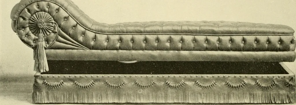 An illustration from Fine leather furniture., 1899, leaf 55