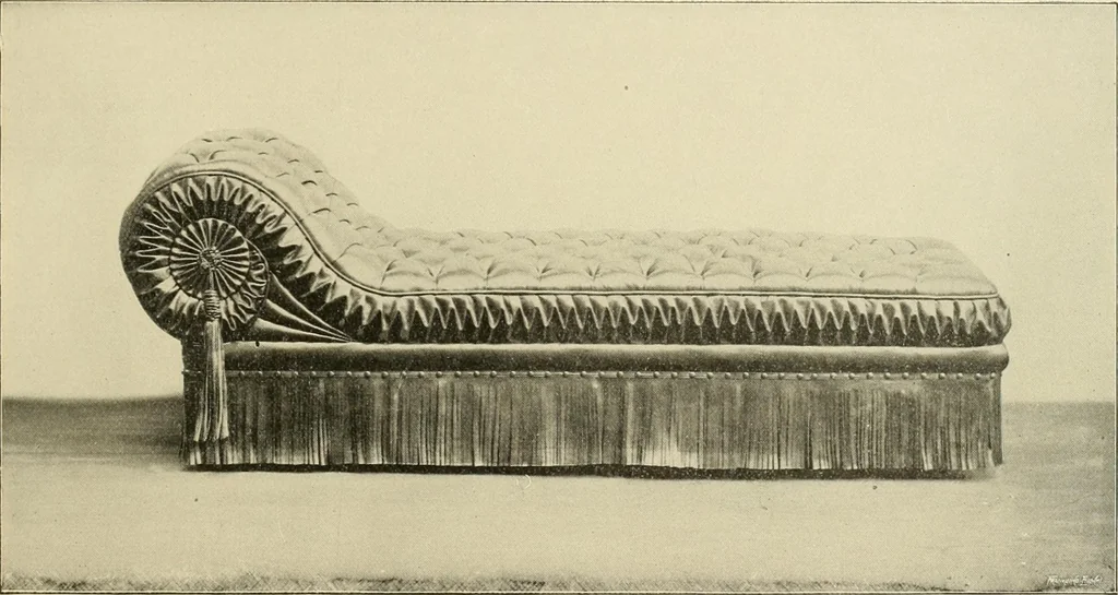 An illustration from Fine leather furniture., 1899, leaf 56