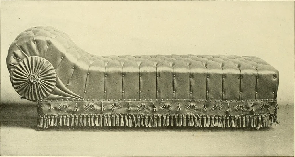 An illustration from Fine leather furniture., 1899, leaf 57