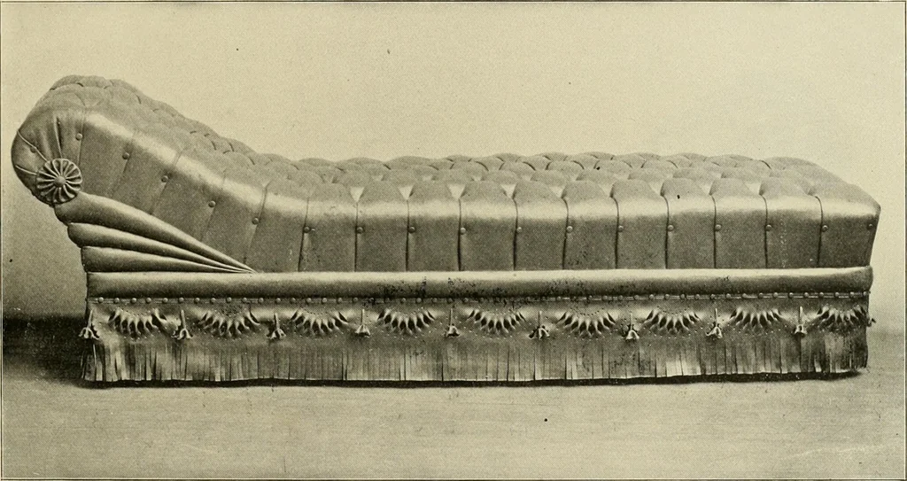 An illustration from Fine leather furniture., 1899, leaf 58