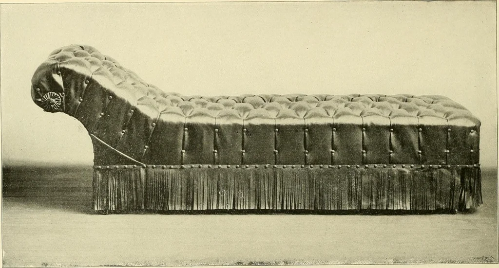 An illustration from Fine leather furniture., 1899, leaf 59