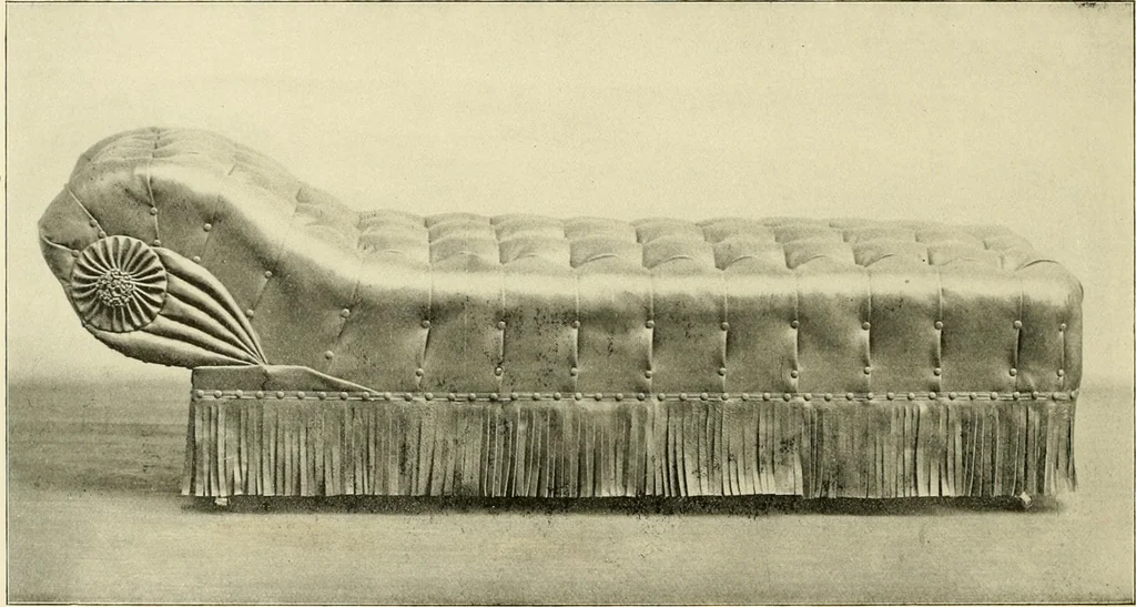 An illustration from Fine leather furniture., 1899, leaf 61