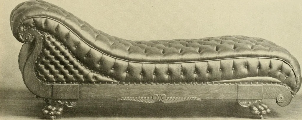 An illustration from Fine leather furniture., 1899, leaf 64