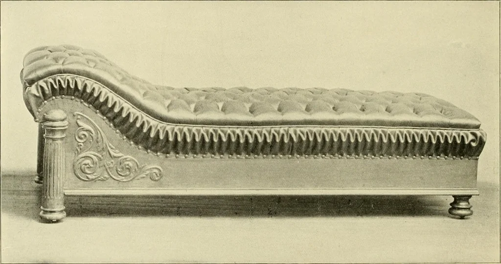 An illustration from Fine leather furniture., 1899, leaf 65