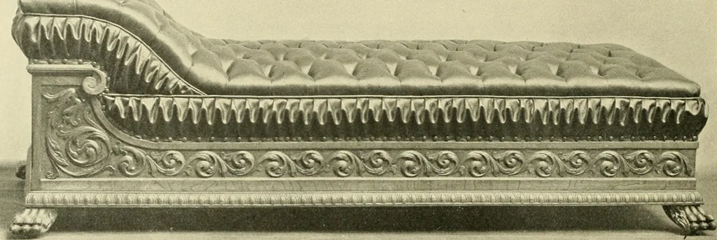An illustration from Fine leather furniture., 1899, leaf 71