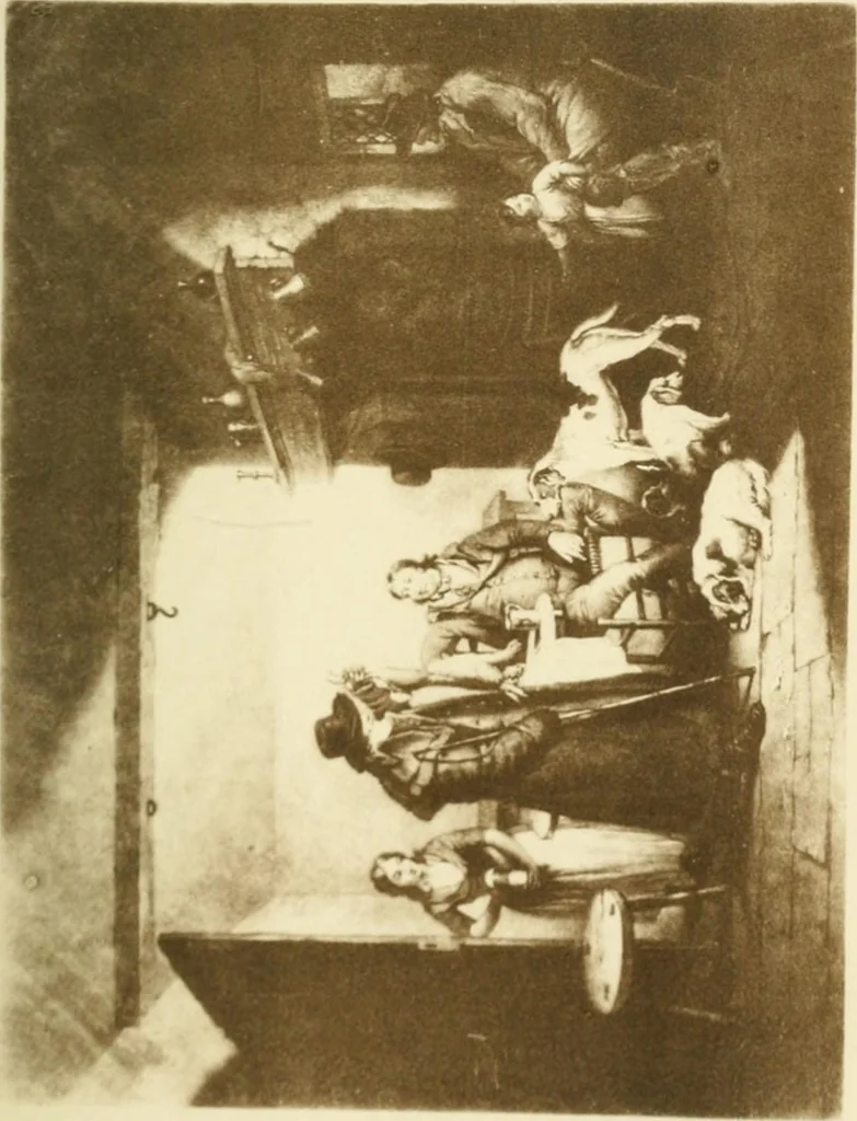 An illustration from Fine prints, 1897, leaf 243
