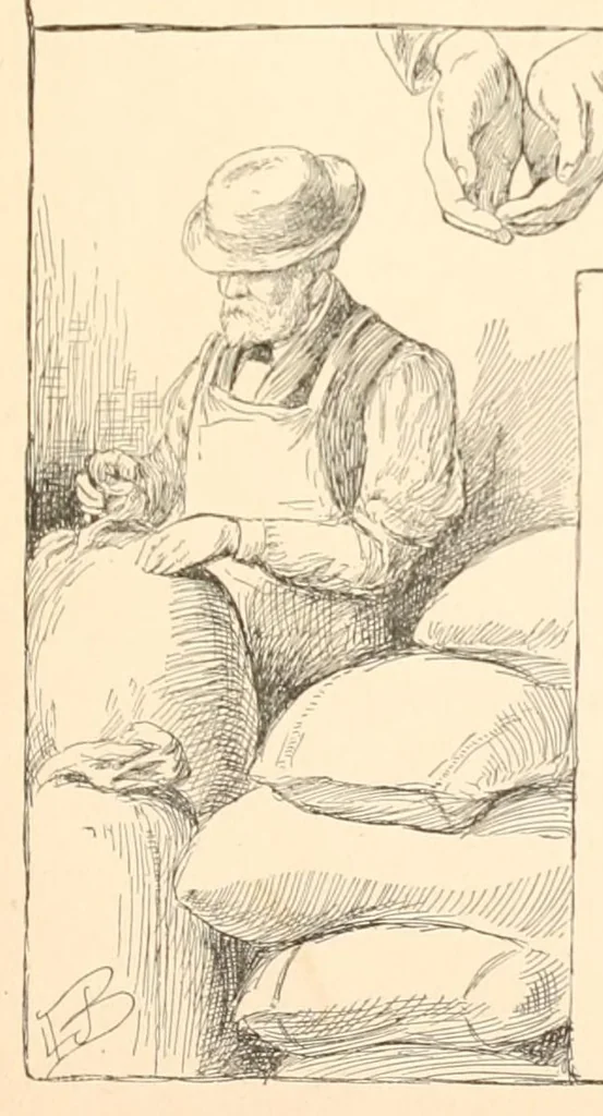 An illustration from Finger plays for nursery and kindergarten, 1893, leaf 75