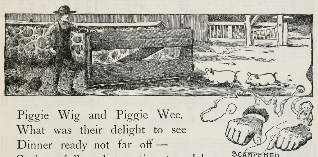 An illustration from Finger plays for nursery and kindergarten, 1921, leaf 31