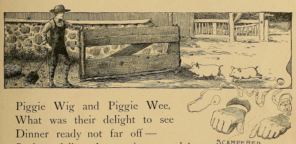 An illustration from Finger plays for nursery and kindergarten, 1893, leaf 31