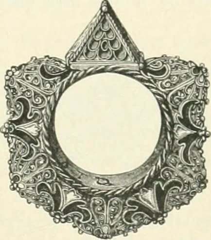 An illustration from Franks bequest. Catalogue of the finger rings, early Christian, Byzantine, Teutonic, mediaeval and later, 1912, leaf 254