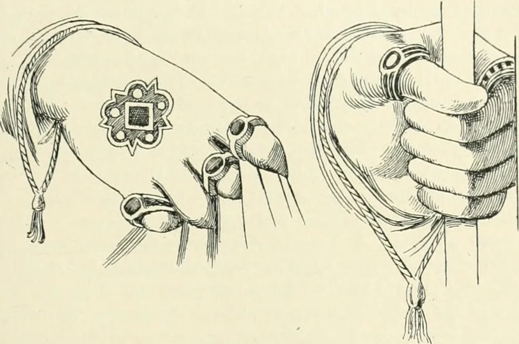An illustration from Franks bequest. Catalogue of the finger rings, early Christian, Byzantine, Teutonic, mediaeval and later, 1912, leaf 44