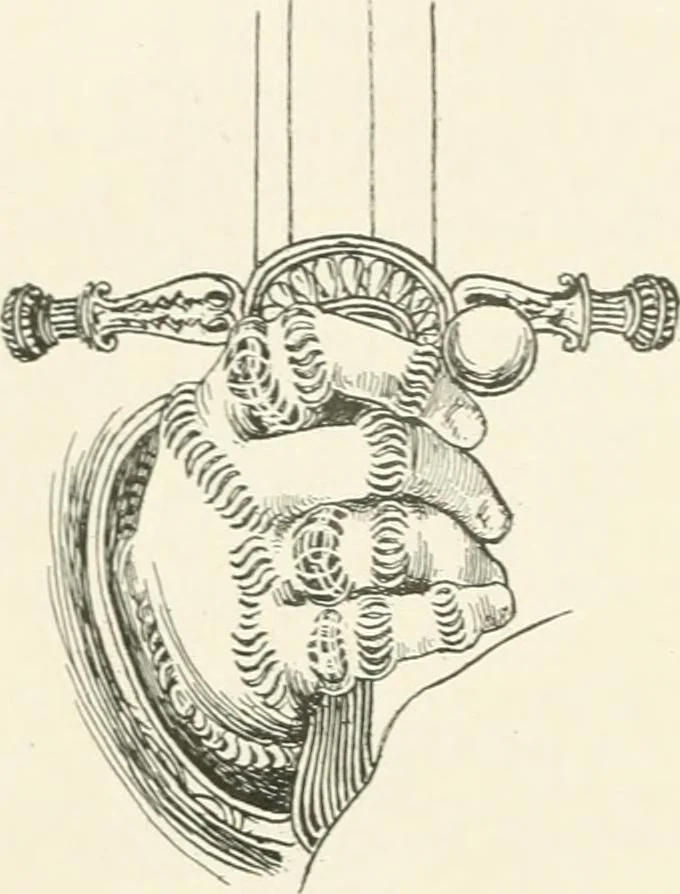 An illustration from Franks bequest. Catalogue of the finger rings, early Christian, Byzantine, Teutonic, mediaeval and later, 1912, leaf 49