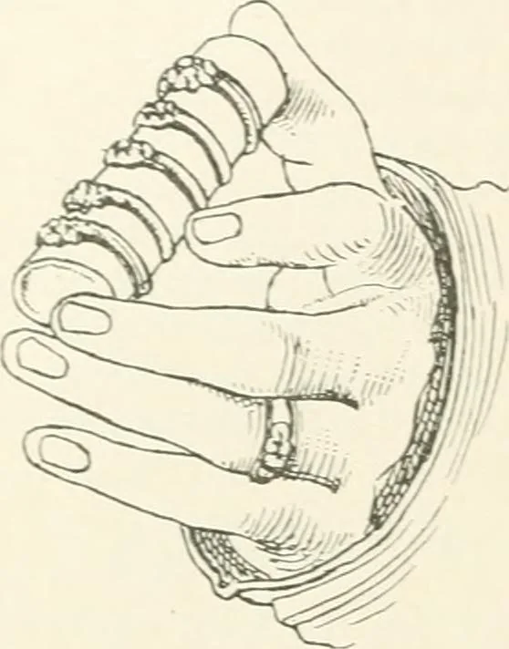 An illustration from Franks bequest. Catalogue of the finger rings, early Christian, Byzantine, Teutonic, mediaeval and later, 1912, leaf 59