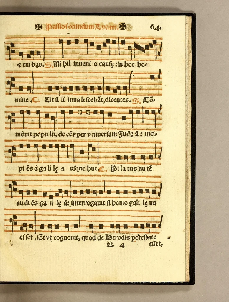 An illustration from F. Ioannis Nauarro Gaditani, Ordinis Minorum Regularis obseruanti[a]e : Prouinci[a]e Apostolorum Petri, & Pauli Michhuacanensis. Liber in quo quatuor passiones Christi Domini continentur [integr[a]e litera, & Cantu iuxta ritum Sanct[a]e Roman[a]e Ecclesi[a]e] Octo Lamentationes : Oratioq[ue] Hieremi[a]e Prophet[a]e, 1604, leaf 139